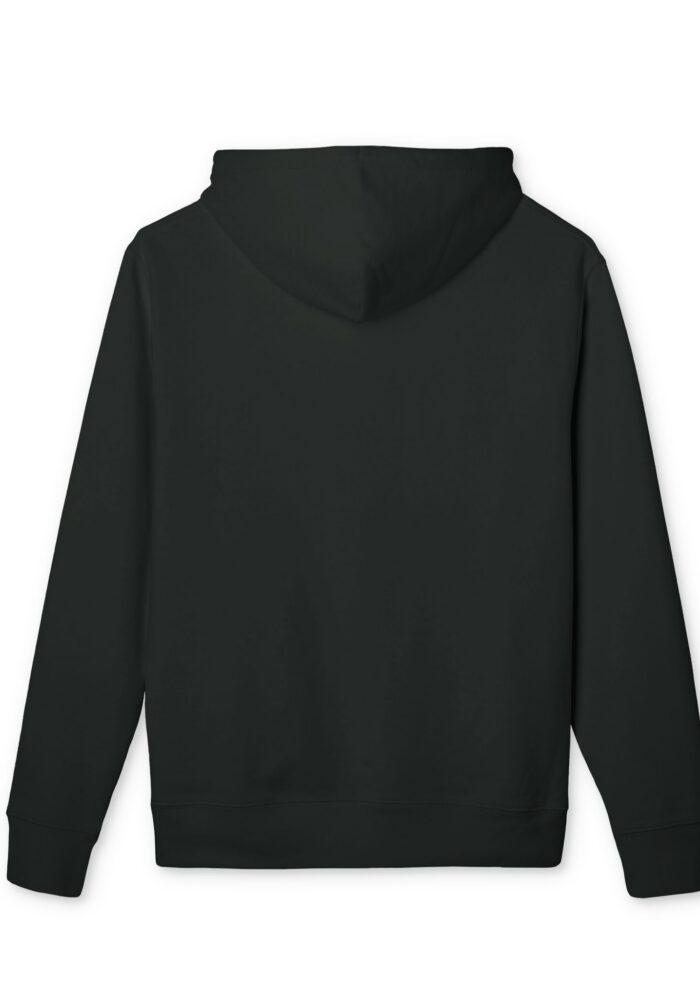 Café Crème Organic Hoodie in Black, view 2