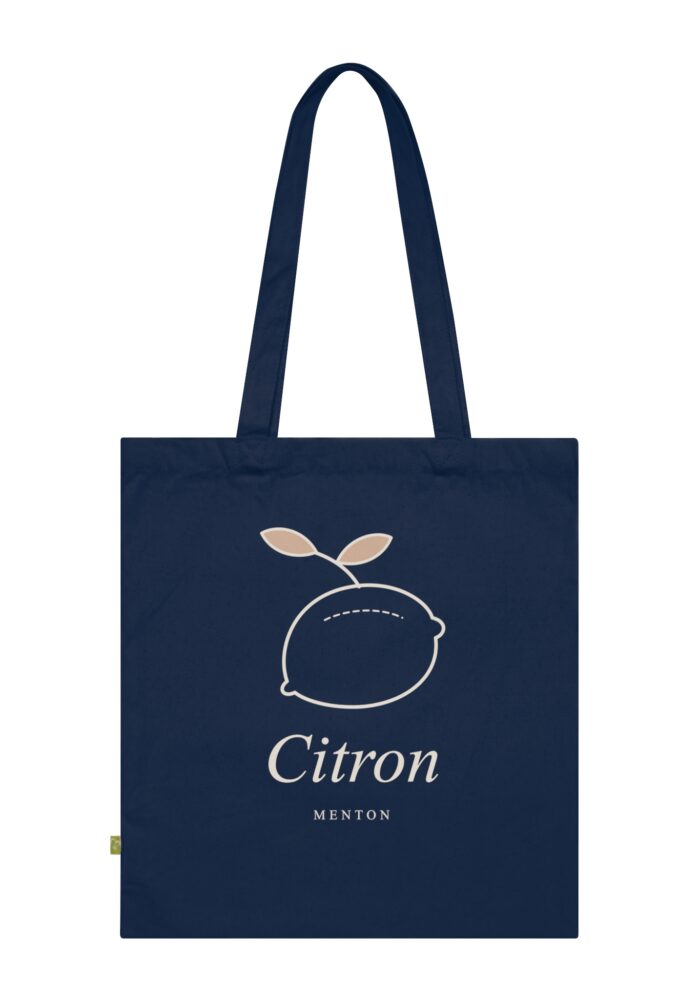 Citron Tote Bag in French Navy