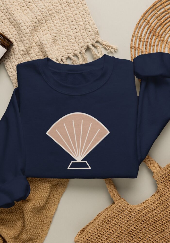 Coquillage Sweatshirt in Navy, view 4